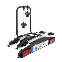 Bagażnik rowerowy na hak holowniczy Aguri Active Bike srebrny 2 rowery 13 PIN ⬅️ sklep DOAN