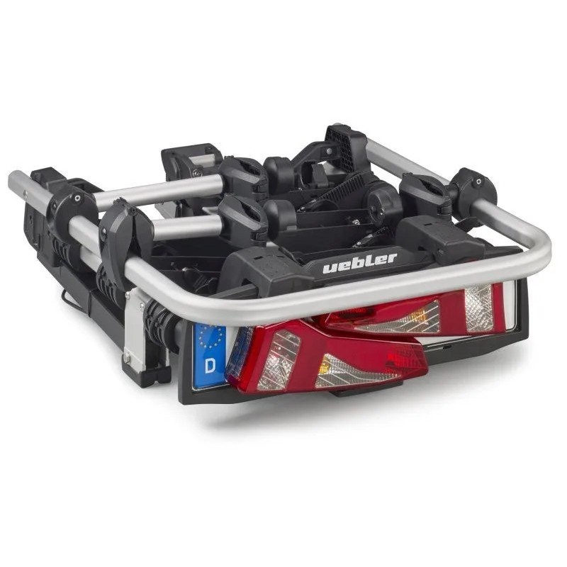 Bagażnik rowerowy na hak holowniczy Uebler i31S srebrny 3 rowery 13 PIN ⬅️ sklep DOAN
