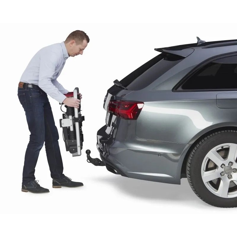 Bagażnik rowerowy na hak holowniczy Uebler i31S srebrny 3 rowery 13 PIN ⬅️ sklep DOAN