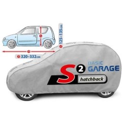 Plandeka na samochód BASIC GARAGE rozmiar S2 Hatchback ⬅️ sklep DOAN