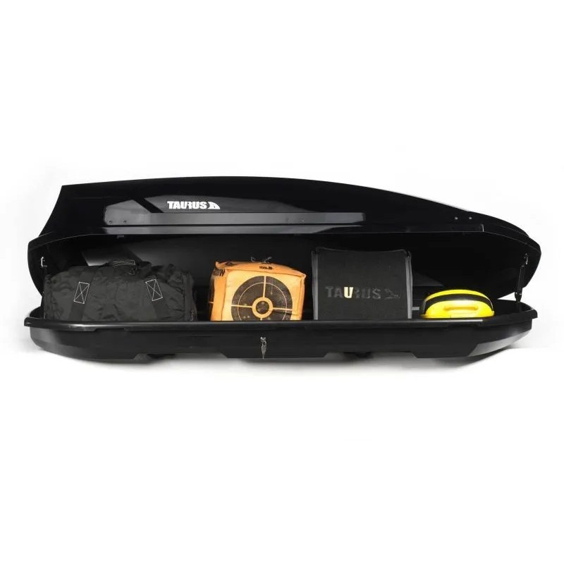 Box dachowy Taurus Adventure 340 litrów - czarny połysk ⬅️ sklep DOAN
