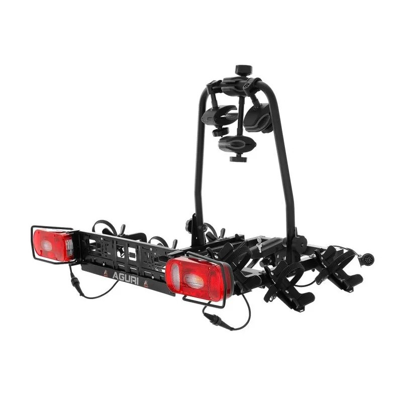 Bagażnik rowerowy na hak holowniczy Aguri Cruiser czarny 2 rowery 13 PIN ⬅️ sklep DOAN
