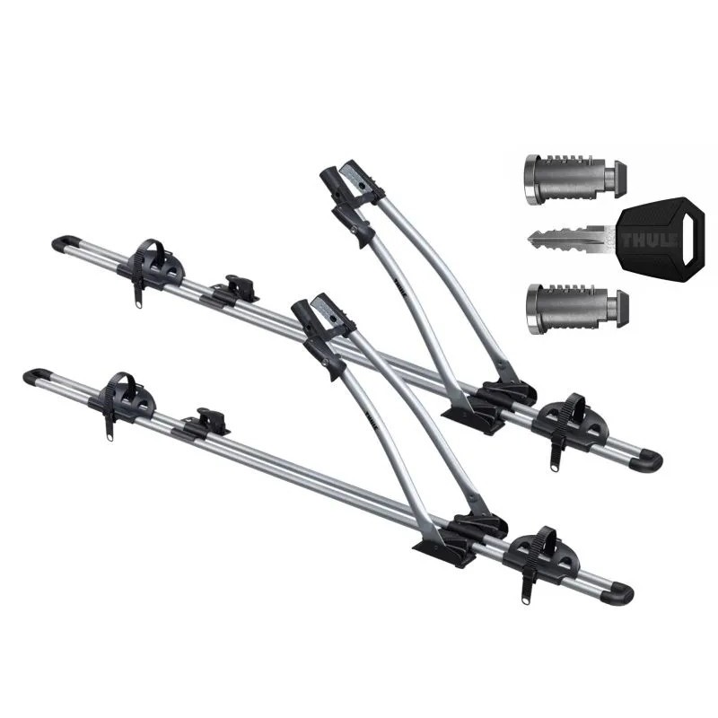 Uchwyt rowerowy na dach Thule Free Ride 532 srebrny zestaw x 2 sztuki ⬅️ sklep DOAN