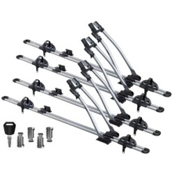 Uchwyt rowerowy na dach Thule Free Ride 532 srebrny zestaw x 4 sztuki ⬅️ sklep DOAN