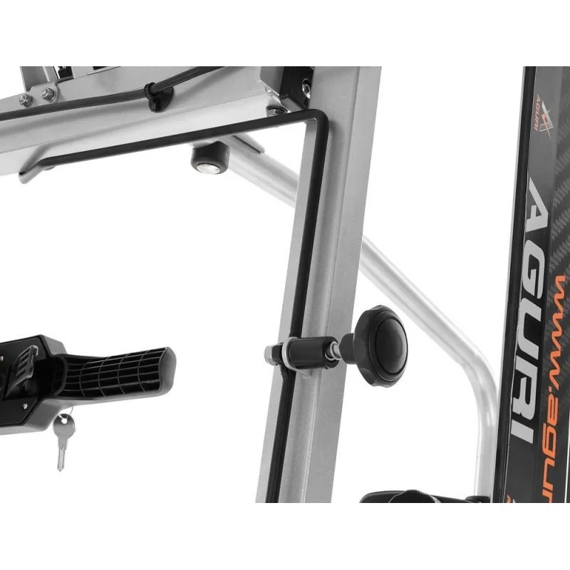 Bagażnik rowerowy na hak holowniczy Aguri Cruiser Ultimate srebrny 2 rowery 13 PIN ⬅️ sklep DOAN