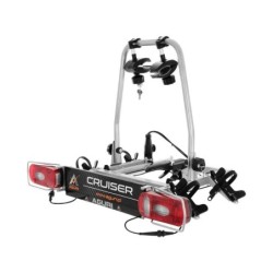 Bagażnik rowerowy na hak holowniczy Aguri Cruiser Ultimate srebrny 2 rowery 13 PIN ⬅️ sklep DOAN