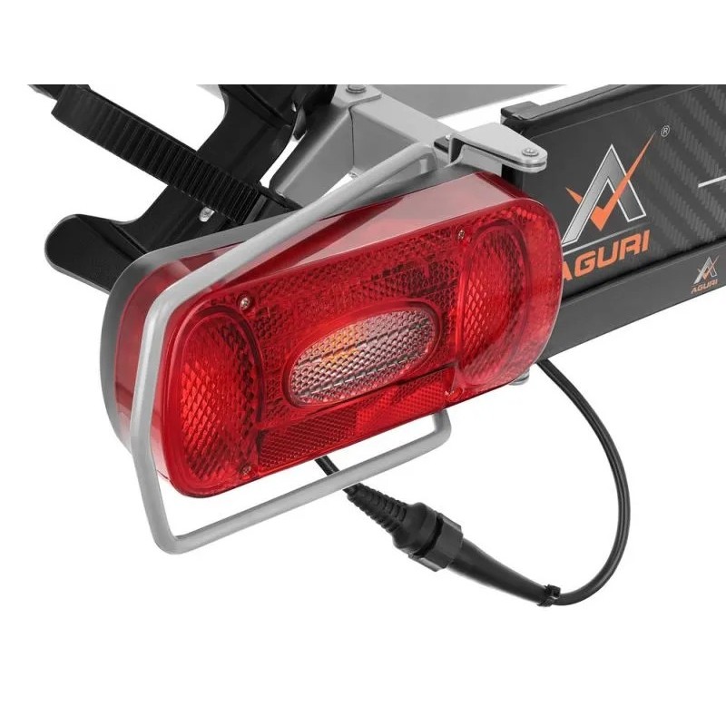 Bagażnik rowerowy na hak holowniczy Aguri Cruiser Ultimate srebrny 3 rowery 13 PIN ⬅️ sklep DOAN