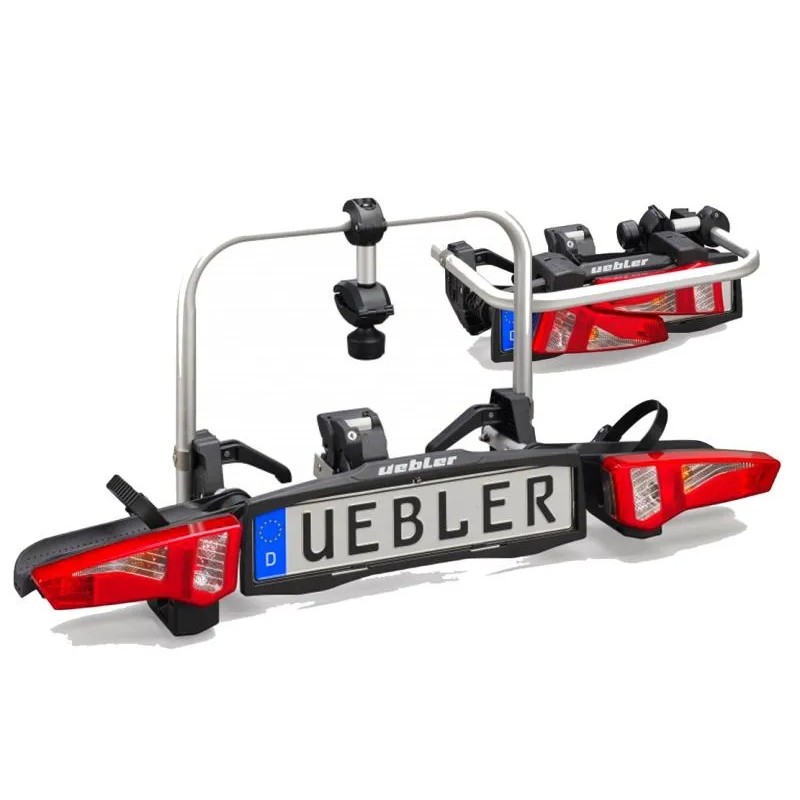 Bagażnik rowerowy na hak holowniczy Uebler F14 srebrny 1 rower 13 PIN ⬅️ sklep DOAN