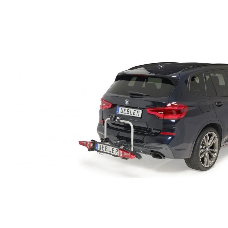 Bagażnik rowerowy na hak holowniczy Uebler F14 srebrny 1 rower 13 PIN ⬅️ sklep DOAN