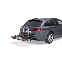 Bagażnik rowerowy na hak holowniczy Uebler i21S srebrny 2 rowery 13 PIN z czujnikiem parkowania ⬅️ sklep DOAN