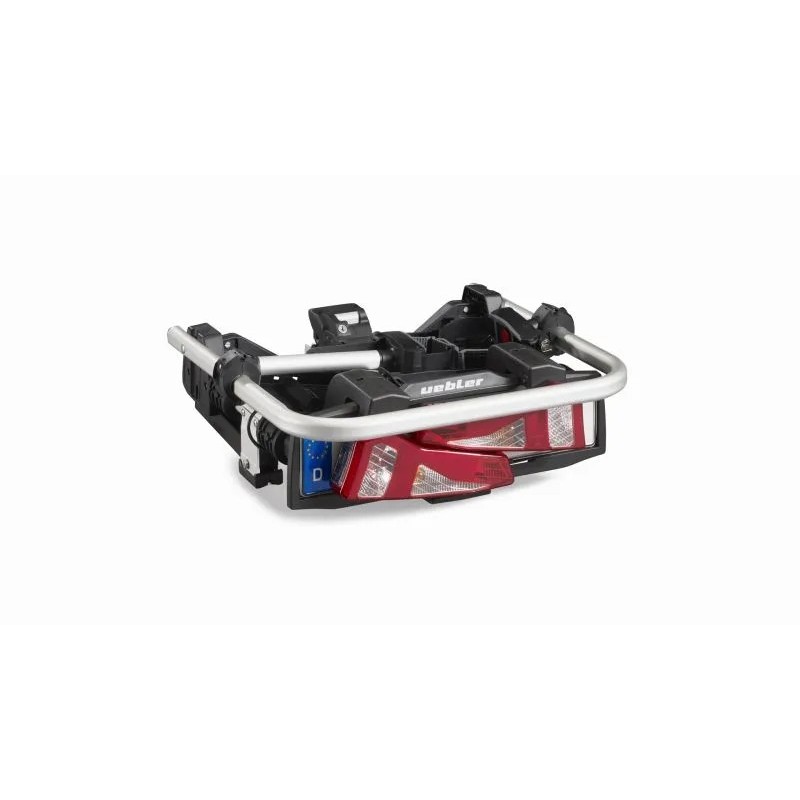 Bagażnik rowerowy na hak holowniczy Uebler i21 90° srebrny 2 rowery 13 PIN odchylanie kąt 90° ⬅️ sklep DOAN