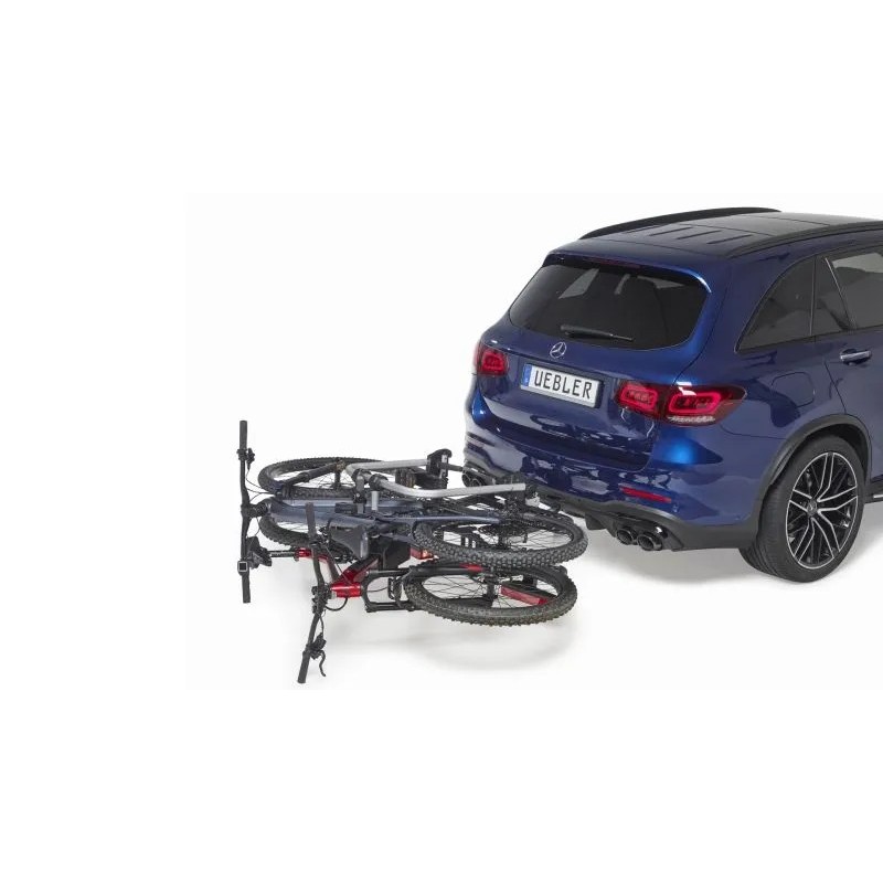 Bagażnik rowerowy na hak holowniczy Uebler i21 90° srebrny 2 rowery 13 PIN odchylanie kąt 90° ⬅️ sklep DOAN