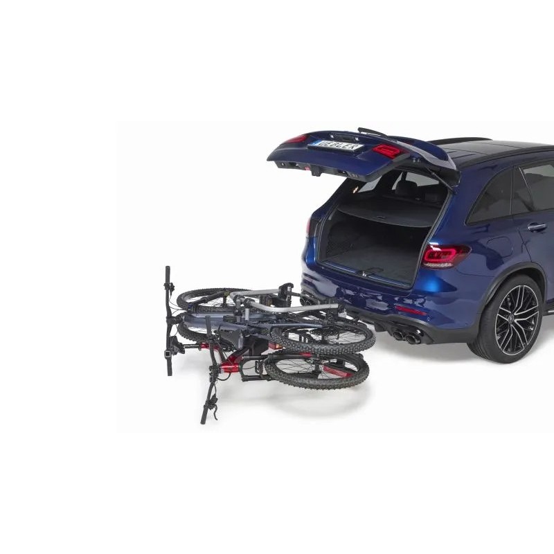 Bagażnik rowerowy na hak holowniczy Uebler i21 90° srebrny 2 rowery 13 PIN odchylanie kąt 90° ⬅️ sklep DOAN