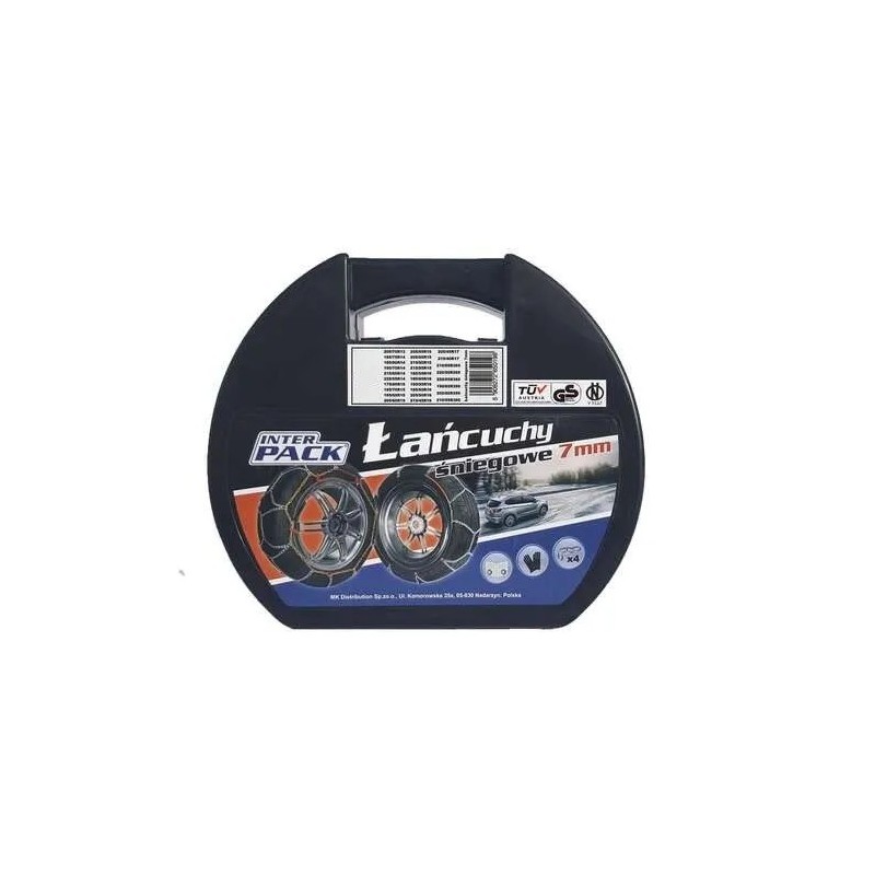 Łańcuchy śniegowe Inter Pack 7mm grupa KN80 ⬅️ sklep DOAN