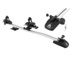 Uchwyt rowerowy na dach Aguri Marathon Plus srebrny - montaż za widelec ⬅️ sklep DOAN