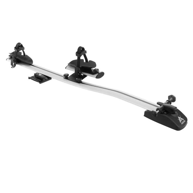 Uchwyt rowerowy na dach Aguri Marathon Plus srebrny - montaż za widelec ⬅️ sklep DOAN