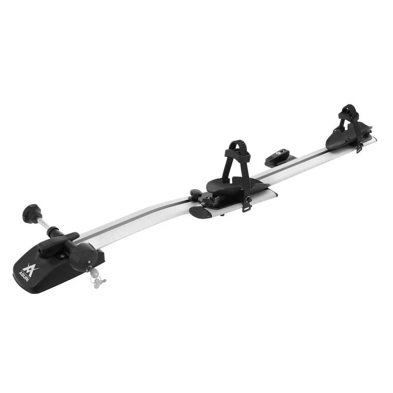 Uchwyt rowerowy na dach Aguri Marathon Plus srebrny - montaż za widelec ⬅️ sklep DOAN