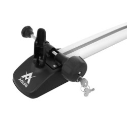 Uchwyt rowerowy na dach Aguri Marathon Plus srebrny - montaż za widelec ⬅️ sklep DOAN