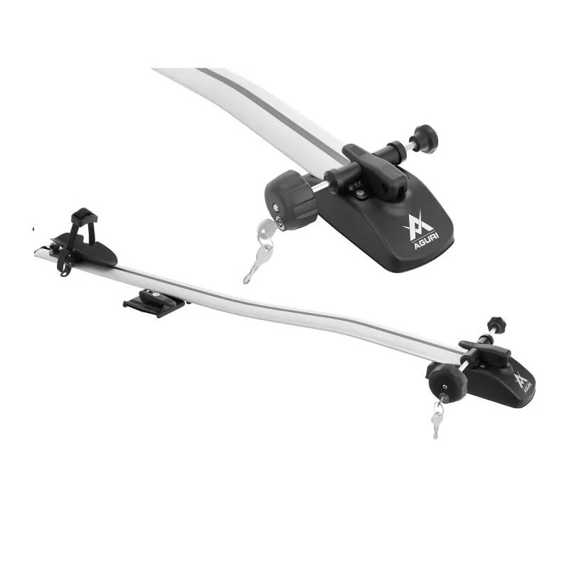 Uchwyt rowerowy na dach Aguri Marathon Basic srebrny - montaż za widelec ⬅️ sklep DOAN