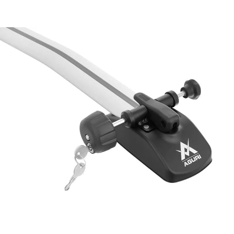 Uchwyt rowerowy na dach Aguri Marathon Basic srebrny - montaż za widelec ⬅️ sklep DOAN