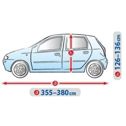 Plandeka na samochód BASIC GARAGE rozmiar M1 Hatchback ⬅️ sklep DOAN