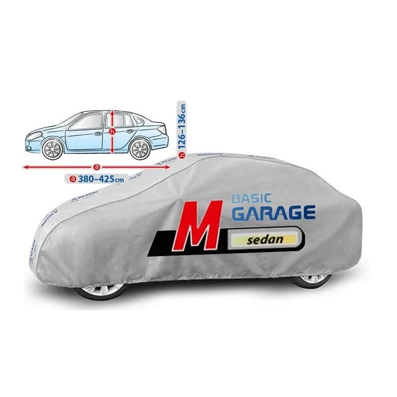 Plandeka na samochód BASIC GARAGE rozmiar M Sedan ⬅️ sklep DOAN