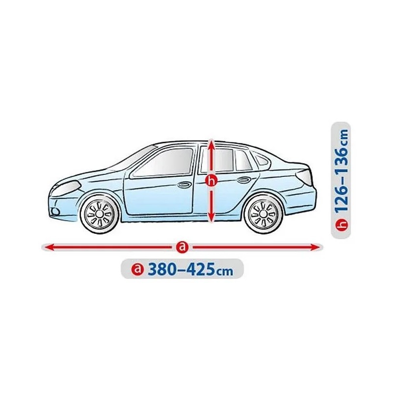 Plandeka na samochód BASIC GARAGE rozmiar M Sedan ⬅️ sklep DOAN