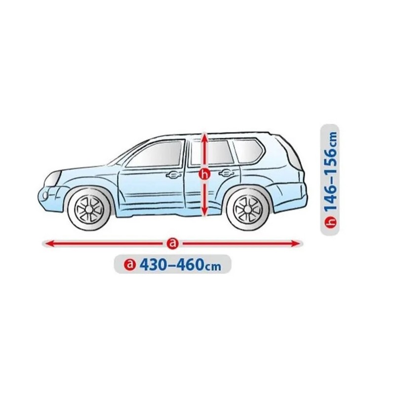 Plandeka na samochód BASIC GARAGE rozmiar L Suv ⬅️ sklep DOAN