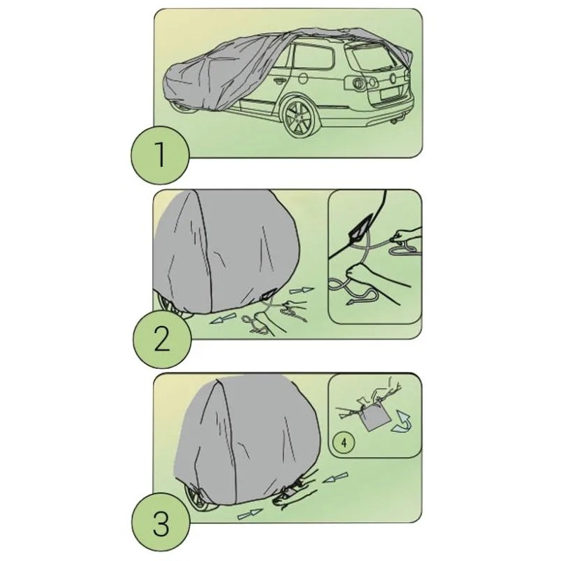Plandeka na samochód BASIC GARAGE rozmiar L Suv ⬅️ sklep DOAN