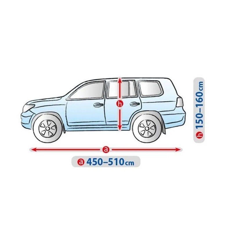Plandeka na samochód BASIC GARAGE rozmiar XL Suv ⬅️ sklep DOAN