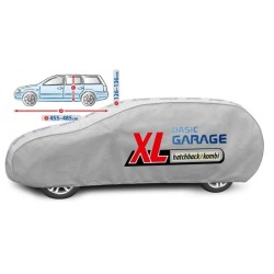 Plandeka na samochód BASIC GARAGE rozmiar XL Hatchback/Kombi ⬅️ sklep DOAN