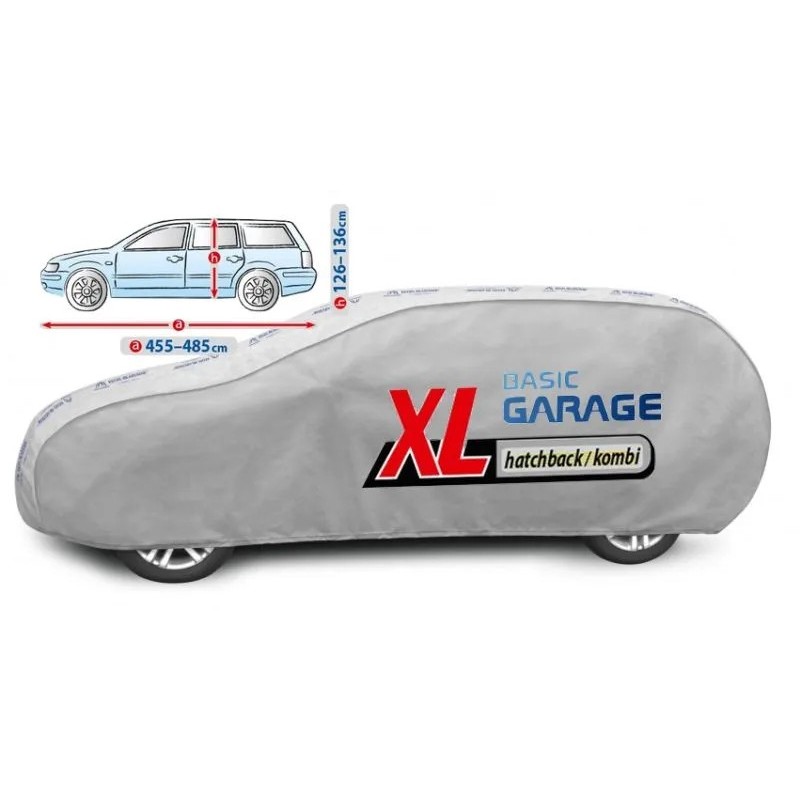 Plandeka na samochód BASIC GARAGE rozmiar XL Hatchback/Kombi ⬅️ sklep DOAN
