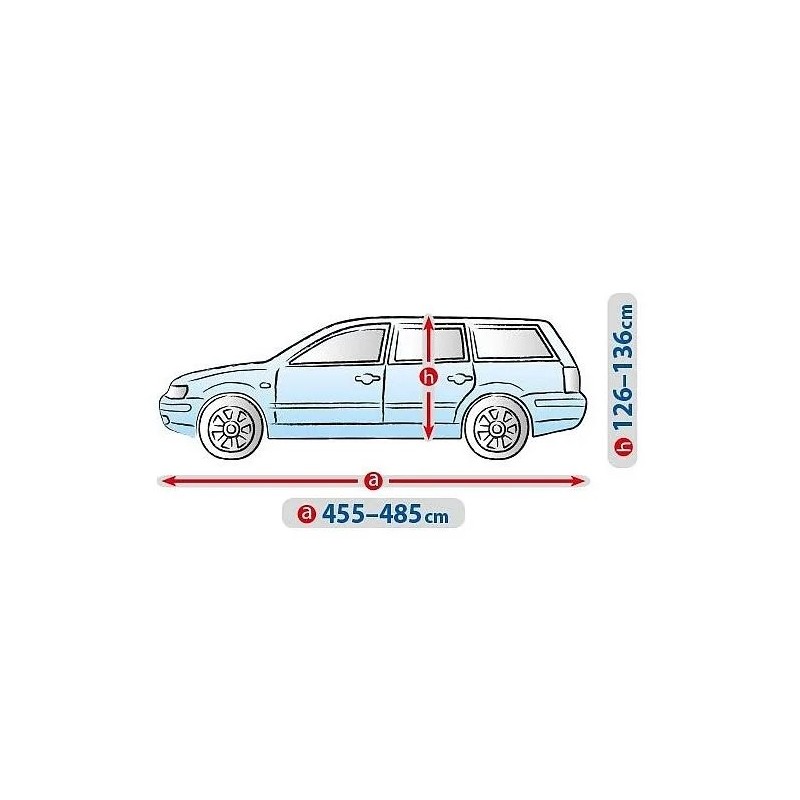 Plandeka na samochód BASIC GARAGE rozmiar XL Hatchback/Kombi ⬅️ sklep DOAN