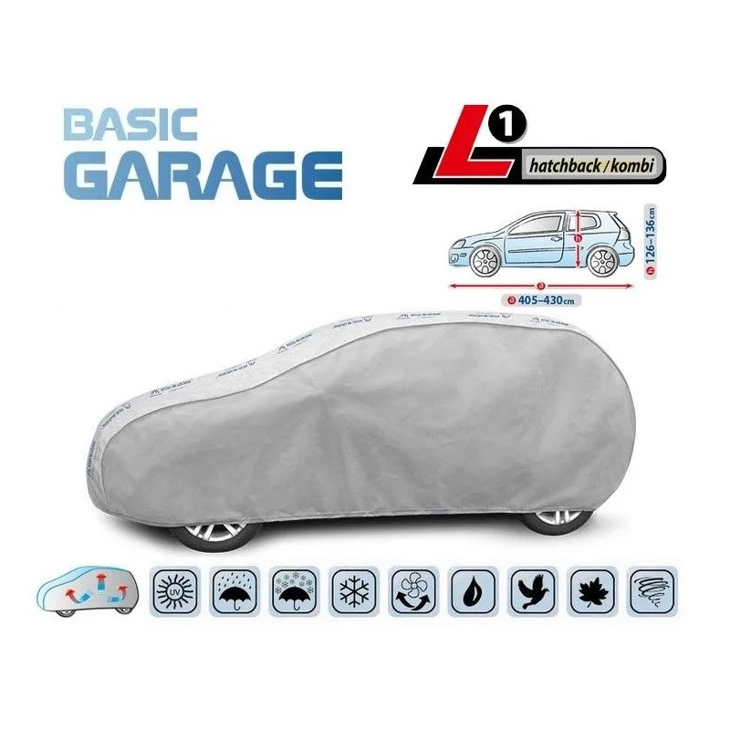 Plandeka na samochód BASIC GARAGE rozmiar L1 Hatchback/Kombi ⬅️ sklep DOAN