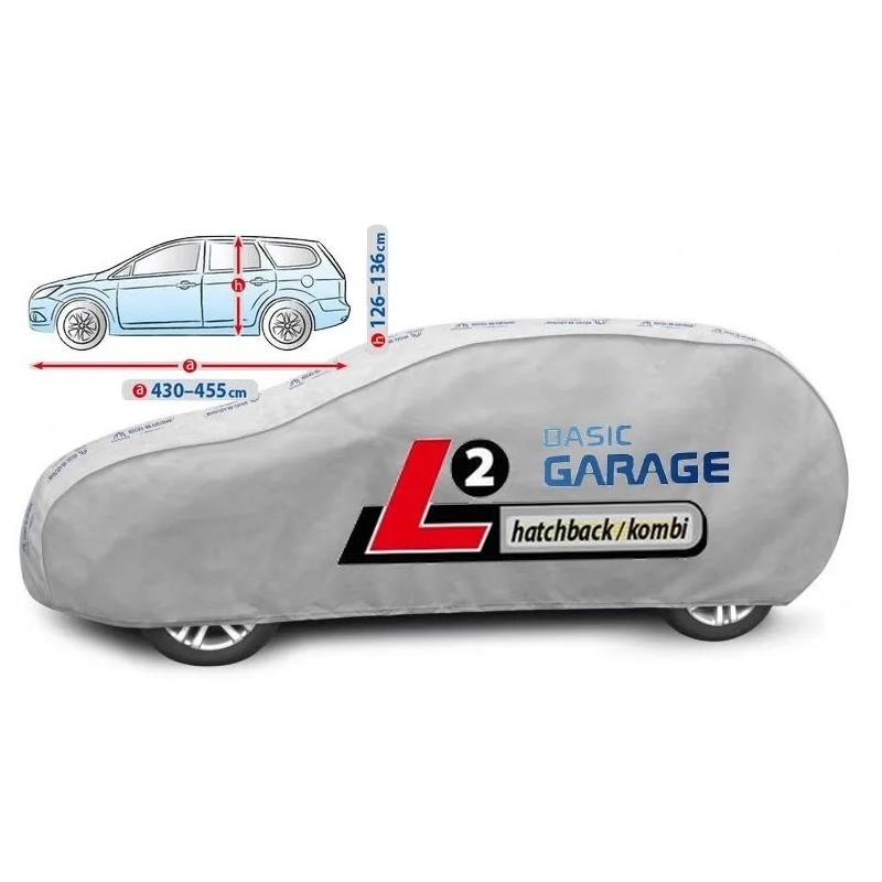 Plandeka na samochód BASIC GARAGE rozmiar L2 Hatchback/Kombi ⬅️ sklep DOAN