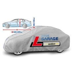 Plandeka na samochód BASIC GARAGE rozmiar L Sedan ⬅️ sklep DOAN