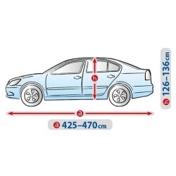 Plandeka na samochód BASIC GARAGE rozmiar L Sedan ⬅️ sklep DOAN