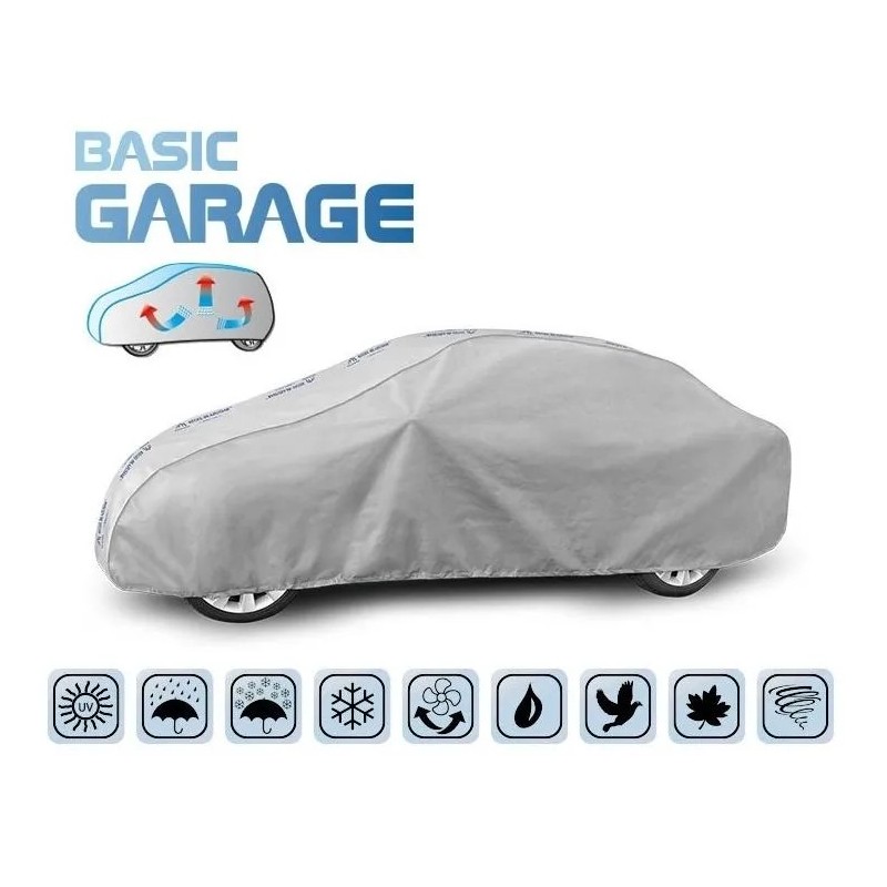 Plandeka na samochód BASIC GARAGE rozmiar L Sedan ⬅️ sklep DOAN