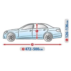 Plandeka na samochód BASIC GARAGE rozmiar XL Sedan ⬅️ sklep DOAN