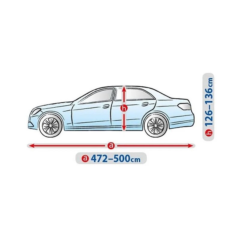 Plandeka na samochód BASIC GARAGE rozmiar XL Sedan ⬅️ sklep DOAN