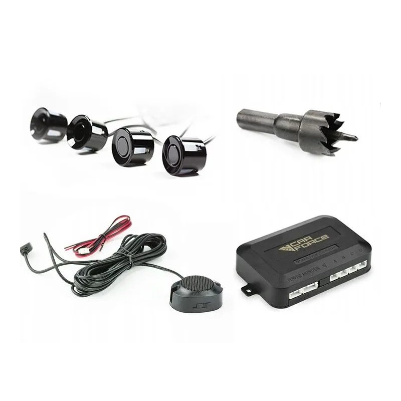 Czujniki parkowania CarForce AF-060 22mm czarne ⬅️ sklep DOAN