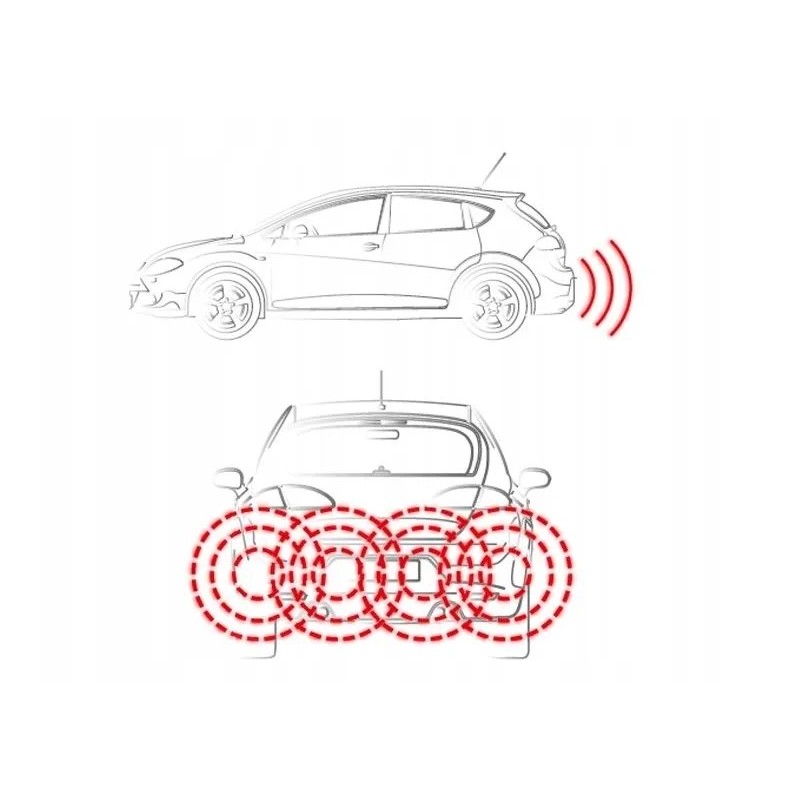Czujniki parkowania CarForce AF-089 22mm czarne ⬅️ sklep DOAN