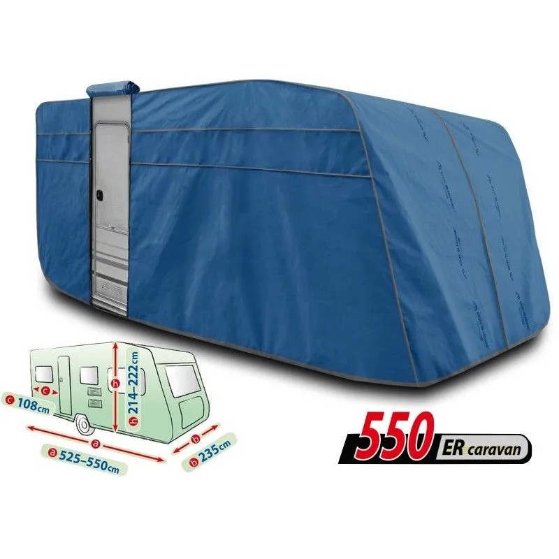 Pokrowiec na przyczepę kempingową dł. 525-550 cm PERFECT GARAGE 550ER ⬅️ sklep DOAN