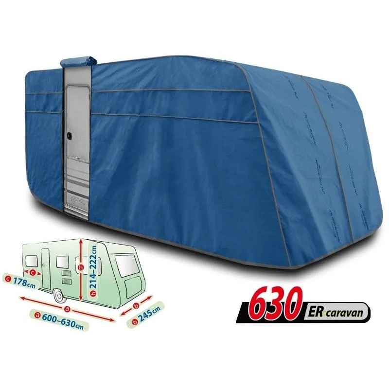 Pokrowiec na przyczepę kempingową dł. 600-630 cm PERFECT GARAGE 630ER ⬅️ sklep DOAN