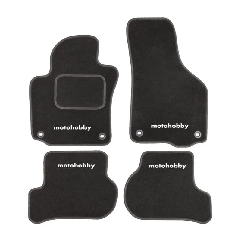 Dywaniki samochodowe welurowe z wykładziny motolux z napisami komplet ⬅️ sklep DOAN