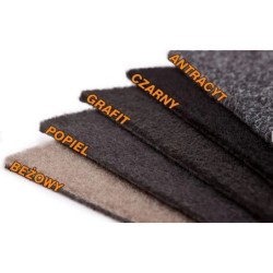 Dywaniki samochodowe welurowe z wykładziny motolux z napisami komplet ⬅️ sklep DOAN