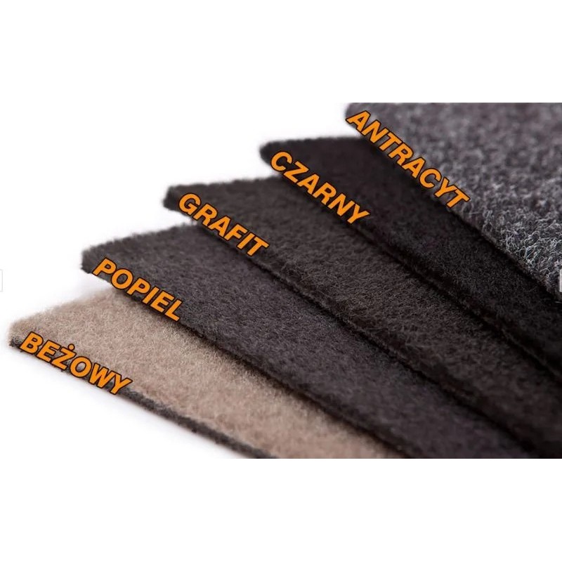 Dywaniki samochodowe welurowe z wykładziny motolux z napisami komplet ⬅️ sklep DOAN