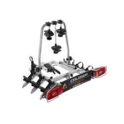 Bagażnik rowerowy na hak holowniczy Aguri Cruiser srebrny 3 rowery 13 PIN ⬅️ sklep DOAN