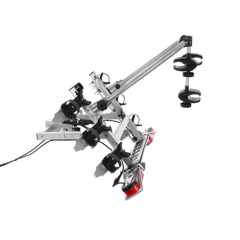 Bagażnik rowerowy na hak holowniczy Aguri Cruiser srebrny 3 rowery 13 PIN ⬅️ sklep DOAN