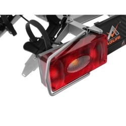 Bagażnik rowerowy na hak holowniczy Aguri Cruiser srebrny 3 rowery 13 PIN ⬅️ sklep DOAN